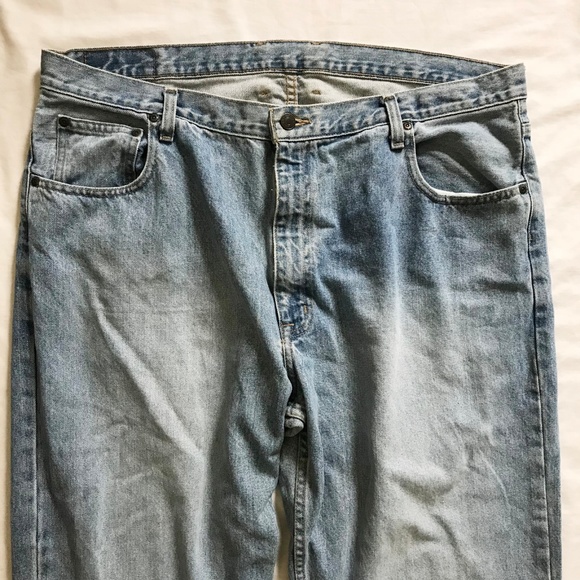 Arizona Mens size 40 X 32 Relaxed Light Wash Jeans - Picture 2 of 8